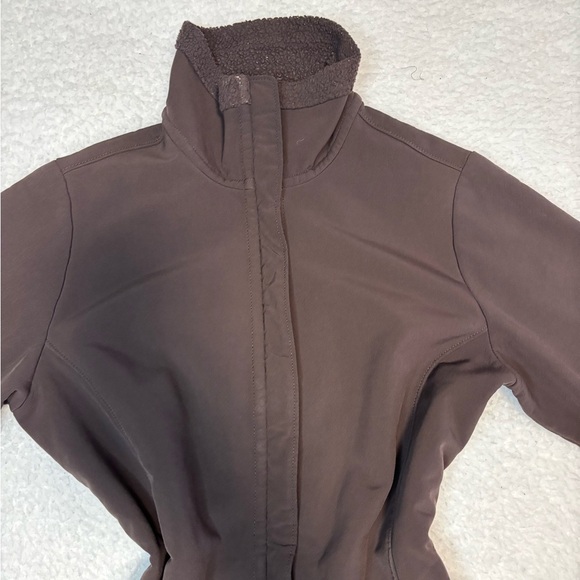 Patagonia Women Brown Long Au Train Fleece Coat - Picture 3 of 12